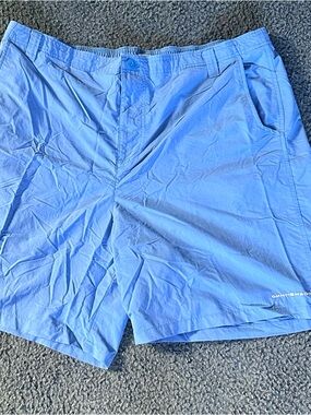 Columbia Omni-Shade Light Blue Men's Shorts PGA size Large